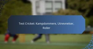 Test Cricket: Kampdommere, Utnevnelser, Roller