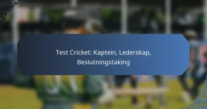 Test Cricket: Kaptein, Lederskap, Beslutningstaking