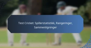 Test Cricket: Spillerstatistikk, Rangeringer, Sammenligninger