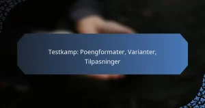 Testkamp: Poengformater, Varianter, Tilpasninger