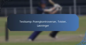 Testkamp: Poengkontroverser, Tvister, Løsninger