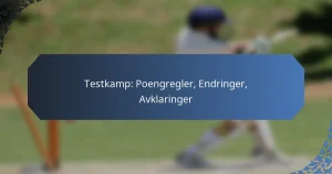 Testkamp: Poengregler, Endringer, Avklaringer